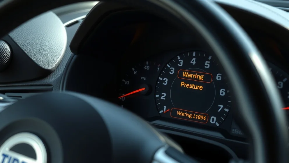 Däcktryckskontroll på Kia sätter sig i fel