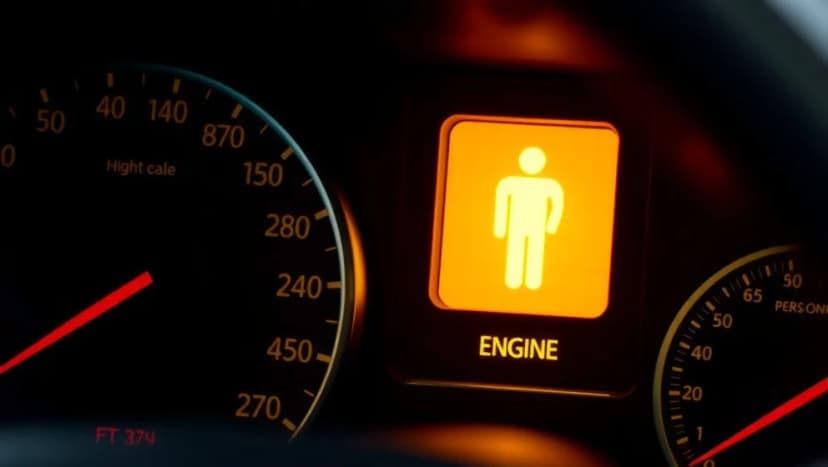 Hur länge kan man köra med gul motorlampa