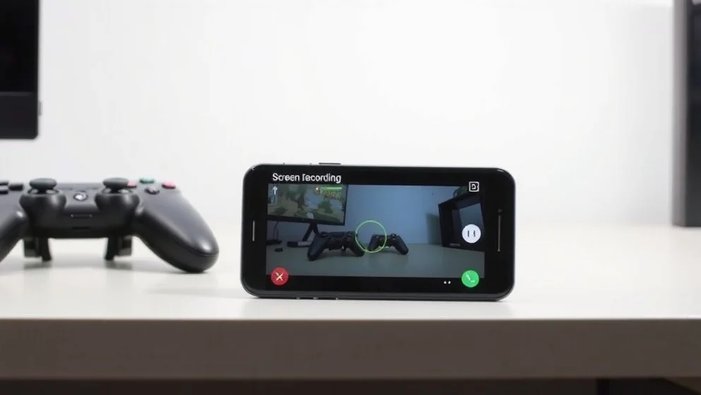 Hur spelar man in skärmen på iPhone