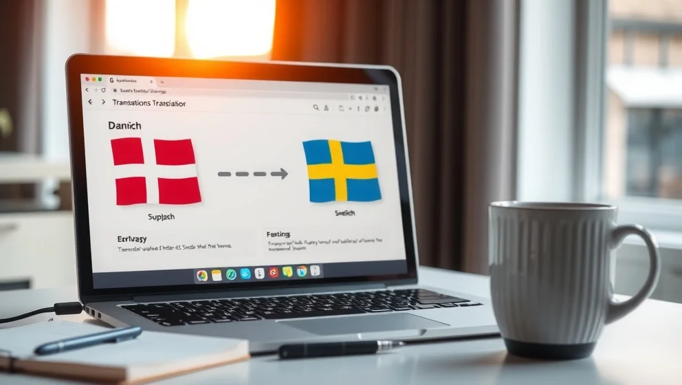 Translate danska till svenska enkelt och snabbt